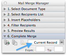 Office Word Mail Merge VBA manual output setting