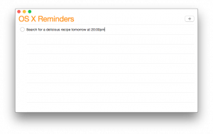 OS X Reminders.app - Intelligent Text interpretation of new To-Do