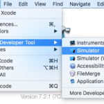 iOS Simulator Launcher 01 - Xcode default launch