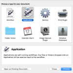 iOS Simulator Launcher 03 - Automator Workflow Step 01
