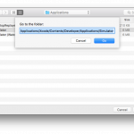 iOS Simulator Launcher 03 - Automator Workflow Step 03