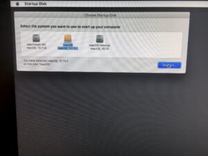 high sierra recovery disk