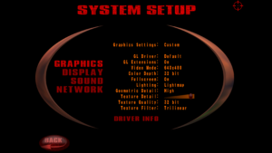 Quake 3 Arena - System Setup - Graphics Settings