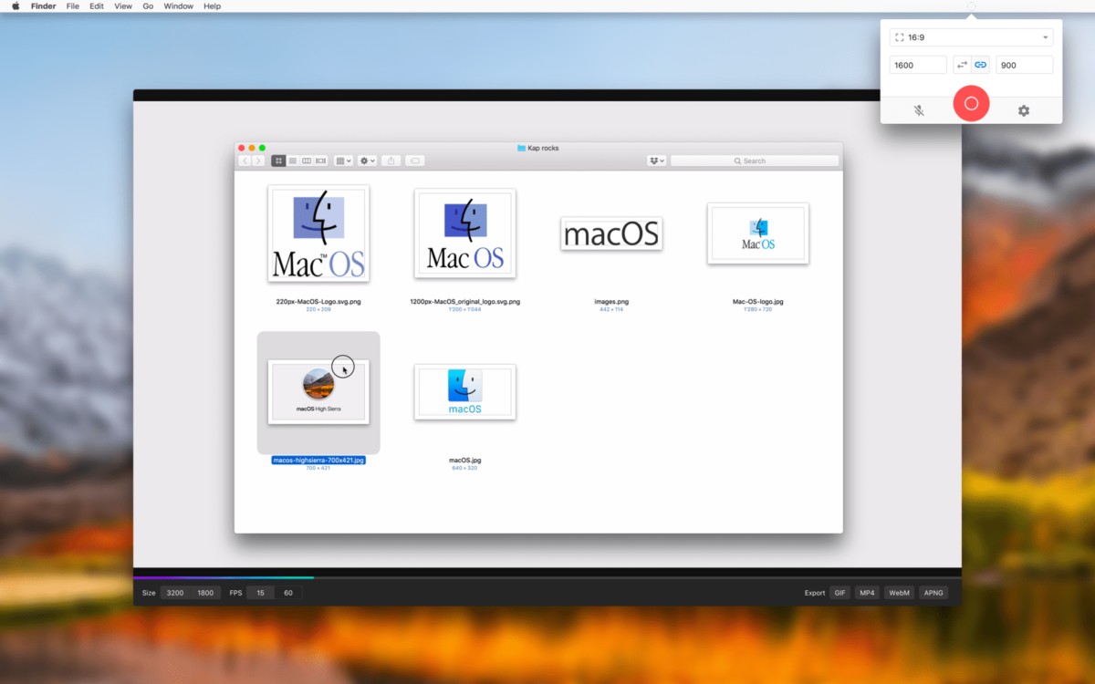 Kap Screen Recording macOS App Teaser
