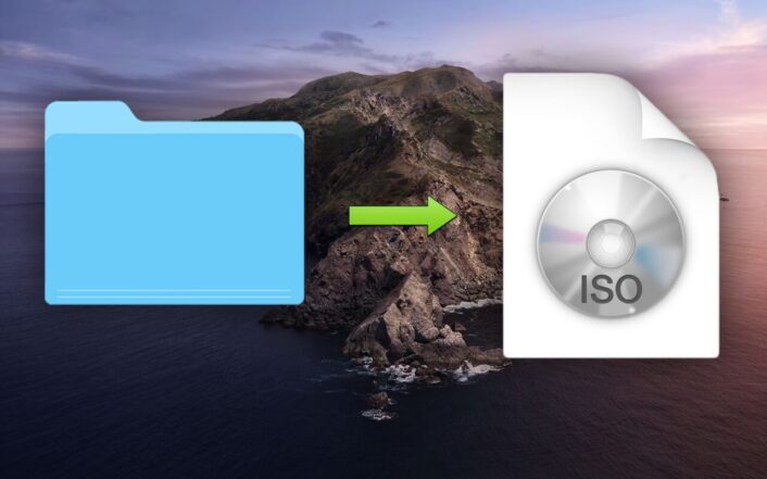 Teaser image for post macOS Catalina create ISO disk image from files folders