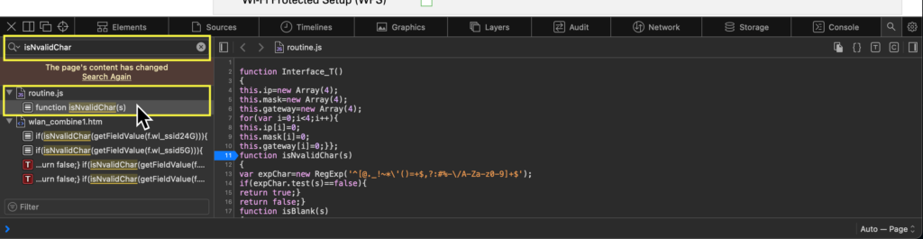 Search the files to find IsNvalidChar