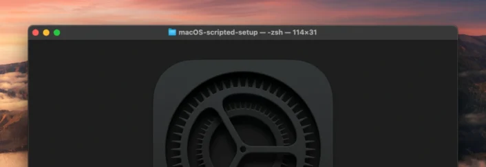 Background image for the macOS scripted setup blog post